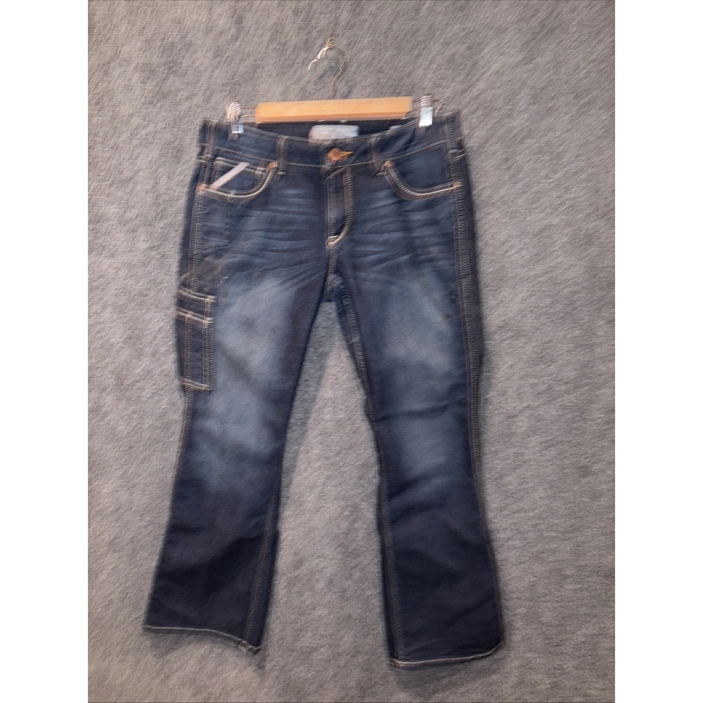 Ariat Jeans Rebar DuraStretch Riveter Mid Rise Boot Cut Women's Size 30 S READ